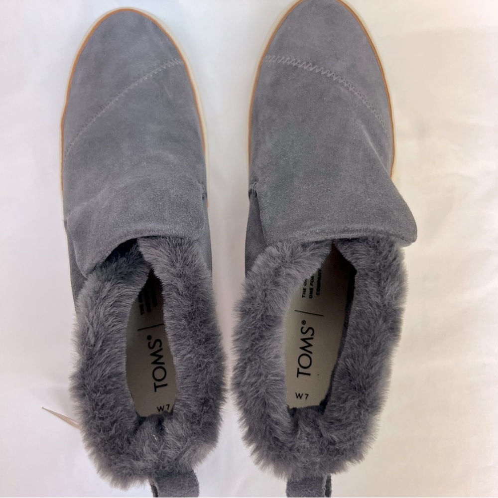 NWT TOMS Ortholite Paxton Sneaker in color Forged Iron Grey. - Picture 6 of 12
